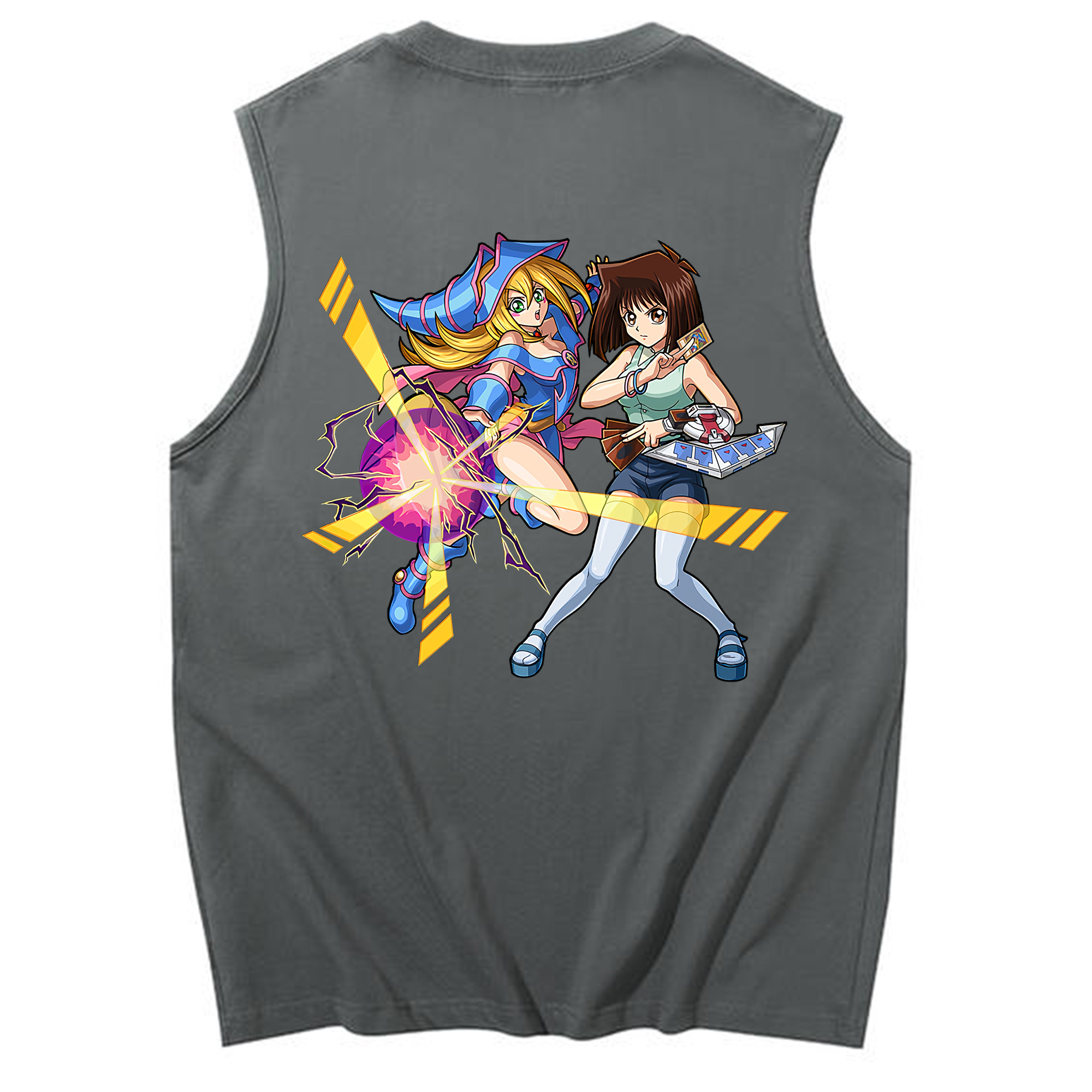 （画像用） 遊☆戯☆王 Yu-Gi-Oh! コットン100％タンクトップ（背面プリント）